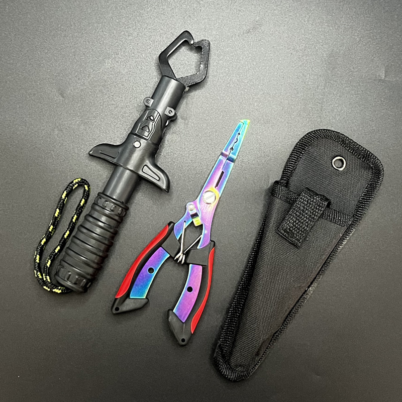 Fishing Hook Sharpener - Set Tang dan Penjepit Ikan, Alat