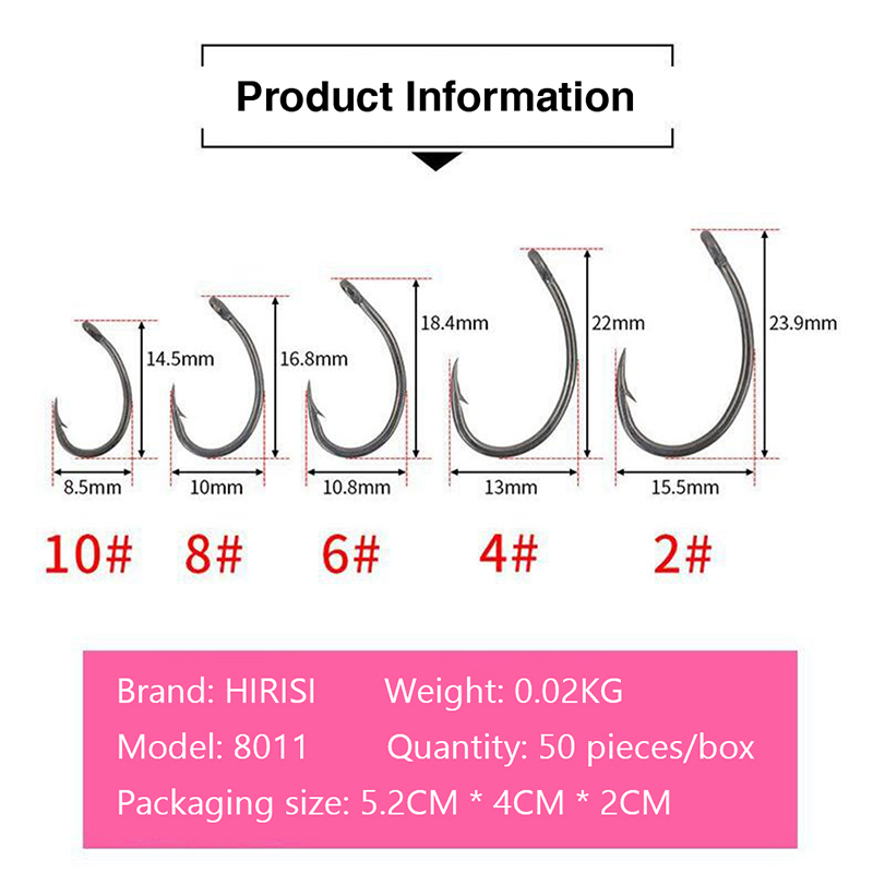 {YY30} Hirisi 50 Pcs Kotak Kai - Fishing Hook Box ulasan dan harga
